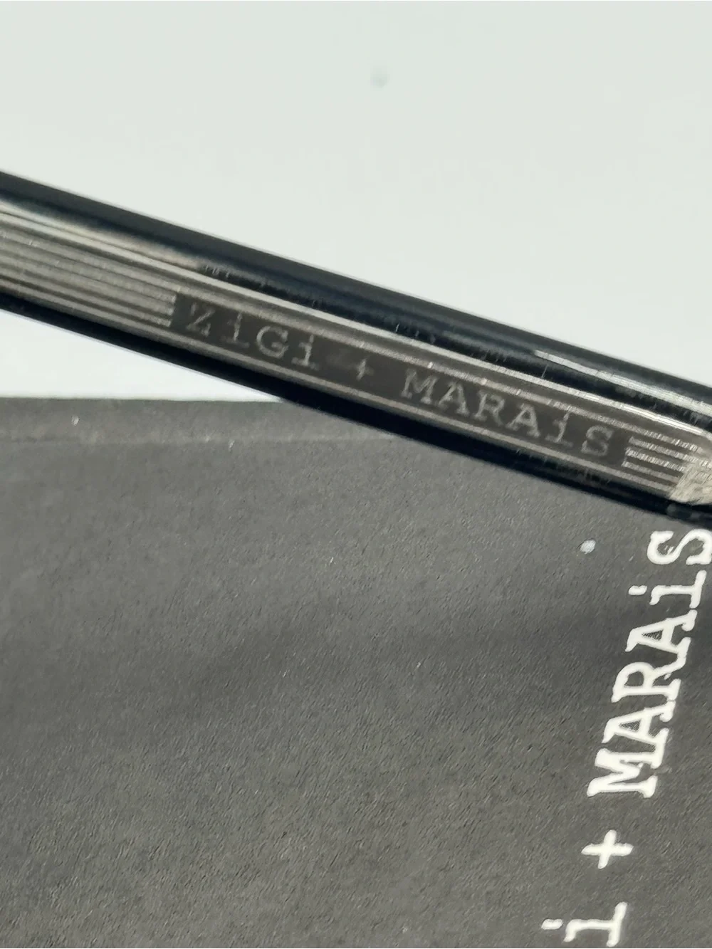 ZiGi + MARAiS Modern Marilyn Blue Light Glasses Black Clear Lens NIB